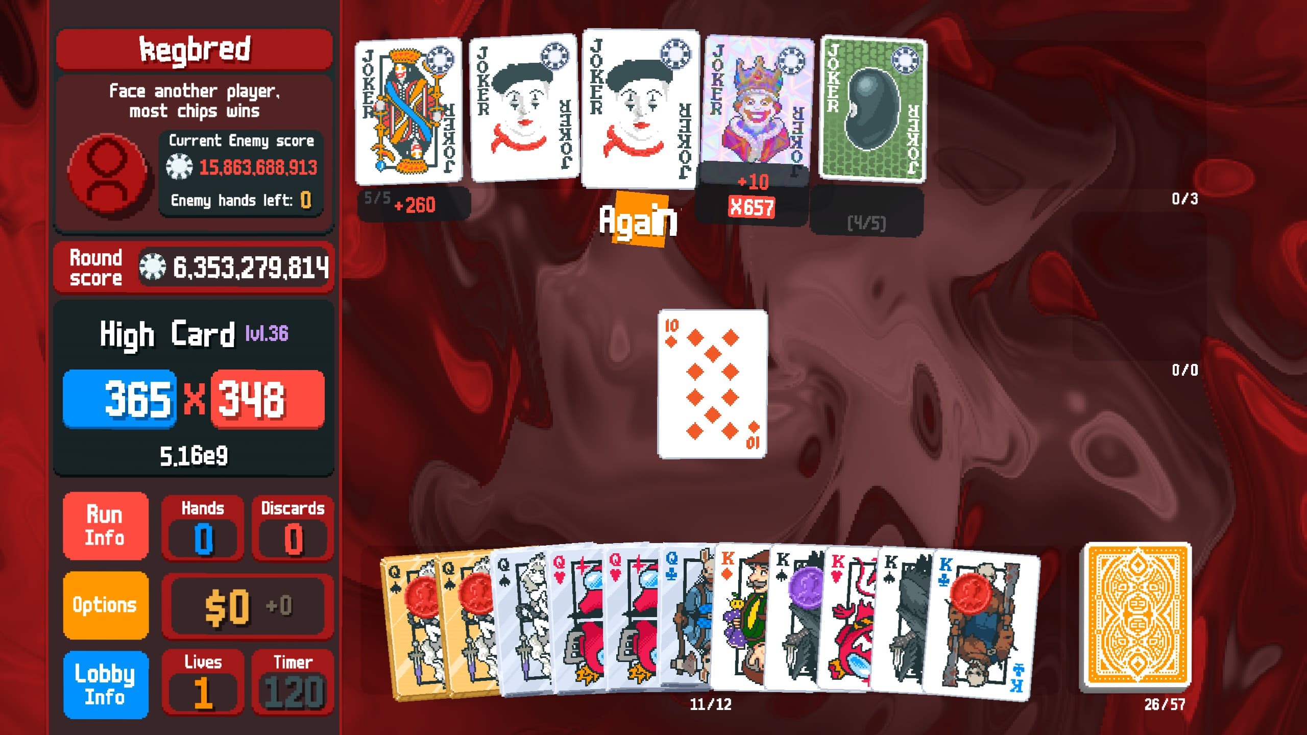 Balatro Multiplayer Screenshot